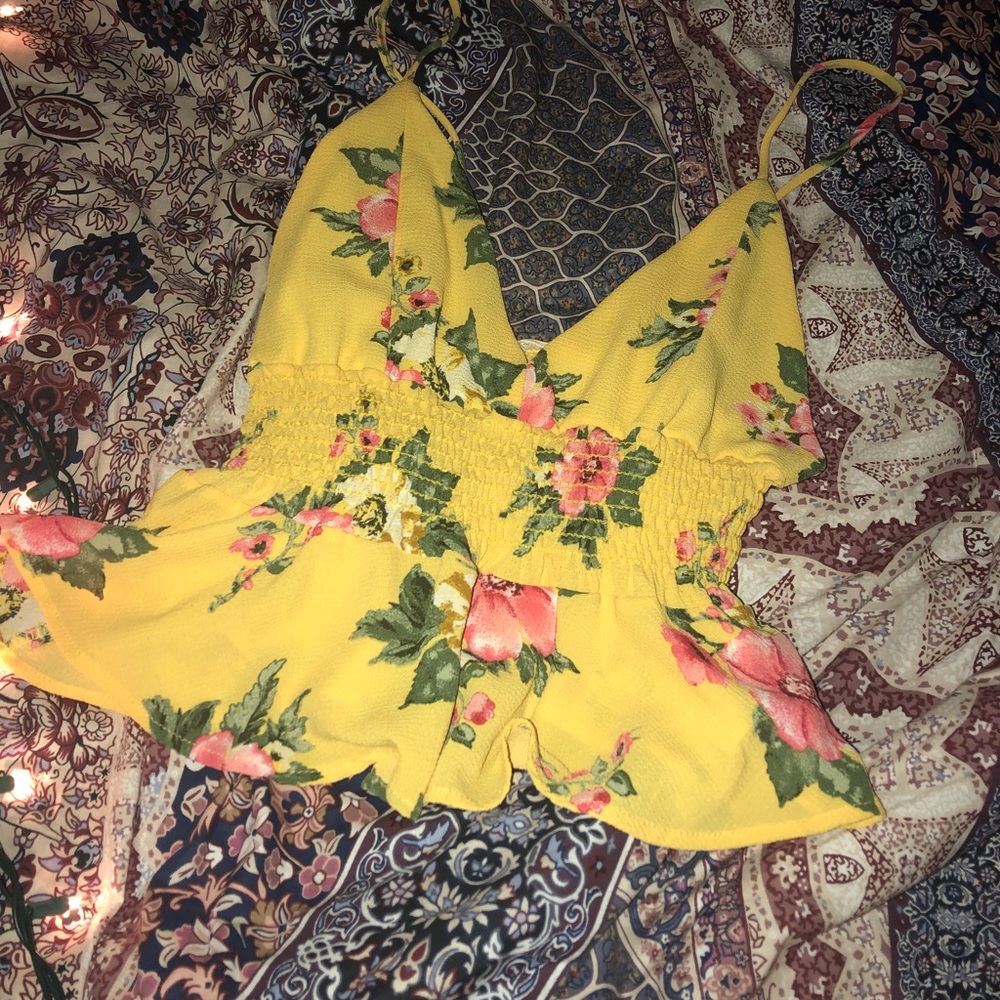Yellow tank top